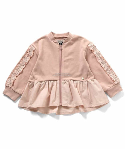 日本童裝 SERAPH 荷葉邊袖子外套 80-140cm 女童款 秋季 OUTERWEAR