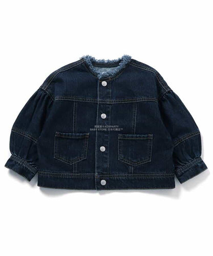日本童裝 SERAPH 牛仔外套 80-140cm 女童款 秋季 OUTERWEAR