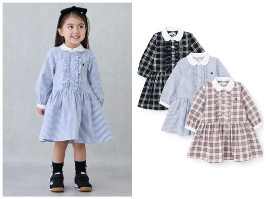 Japanese children's clothing pe#main x Bread Thief stretch casual pants 80-110cm boys' autumn PANTS 