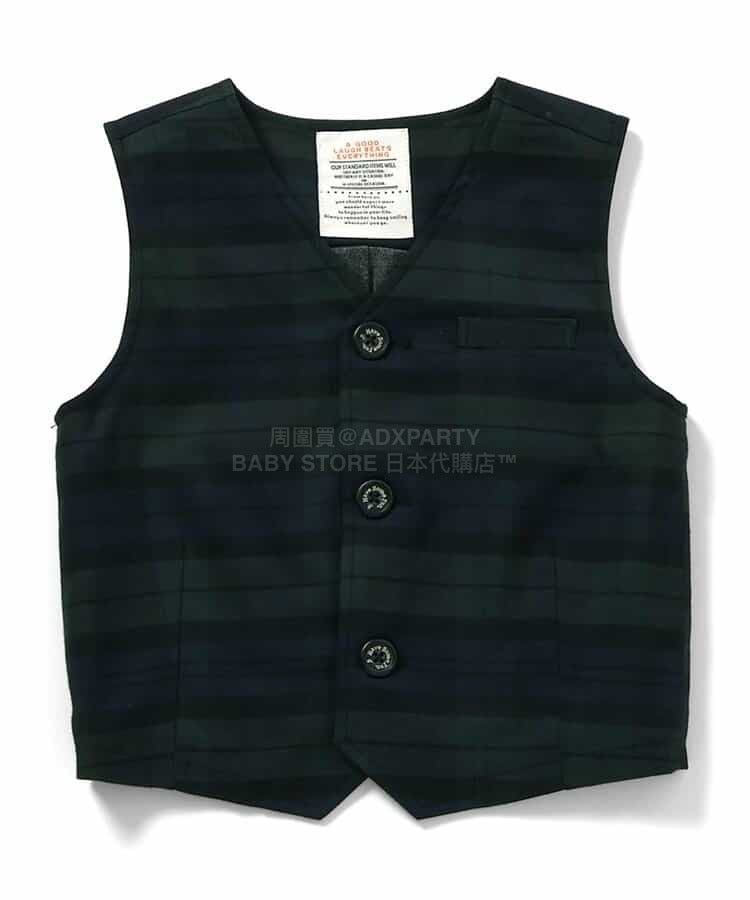 日本童裝 BREEZE 正裝背後心 90-130cm 男童款 冬季 OUTERWEAR 面試/宴會/表演