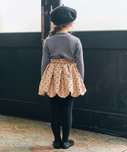 日本童裝 SERAPH 2Way 上衣及吊帶泡泡上衣兩件套裝 80-140cm 女童款 秋季 TOPS