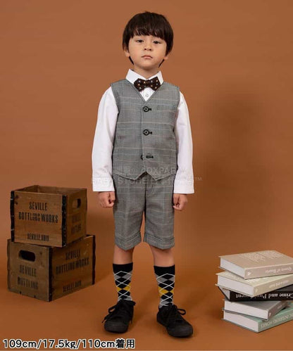 日本童裝 BREEZE 正裝背後心 90-130cm 男童款 冬季 OUTERWEAR 面試/宴會/表演