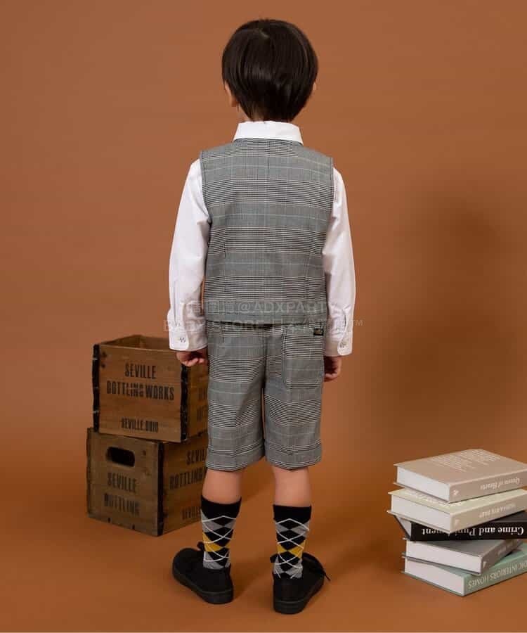 日本童裝 BREEZE 正裝背後心 90-130cm 男童款 冬季 OUTERWEAR 面試/宴會/表演