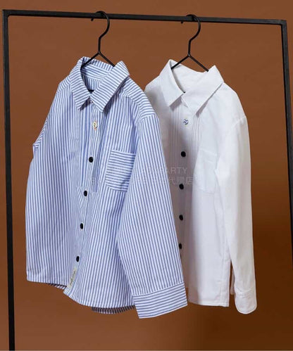 日本童裝 BREEZE 襯衫 90-130cm 男童款 冬季 TOPS 面試/宴會/表演