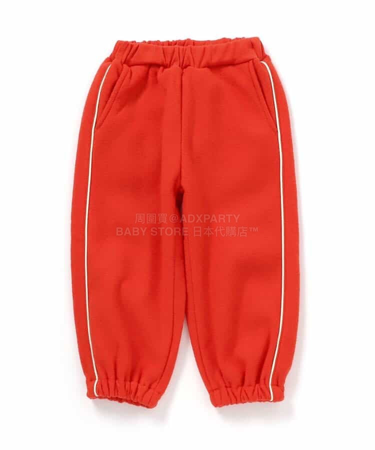 日本童裝 BREEZE 抓毛運動褲 80-140cm 男童款 冬季 PANTS  聖誕紅/新年紅