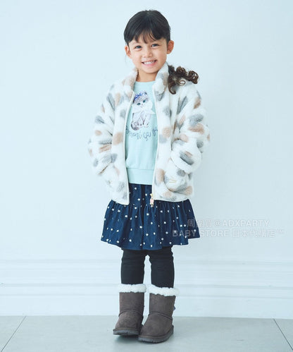 日本童裝 aF#a325 絲帶貓咪衛衣 100-160cm 女童款 秋季 TOPS