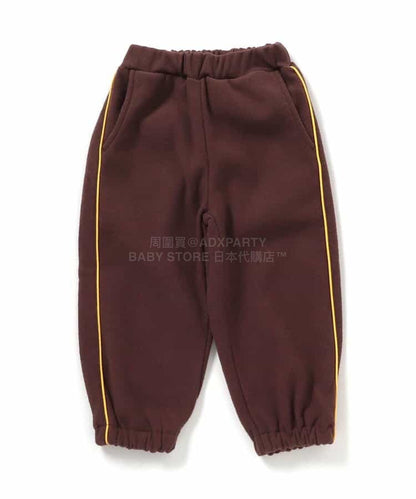 日本童裝 BREEZE 抓毛運動褲 80-140cm 男童款 冬季 PANTS  聖誕紅/新年紅