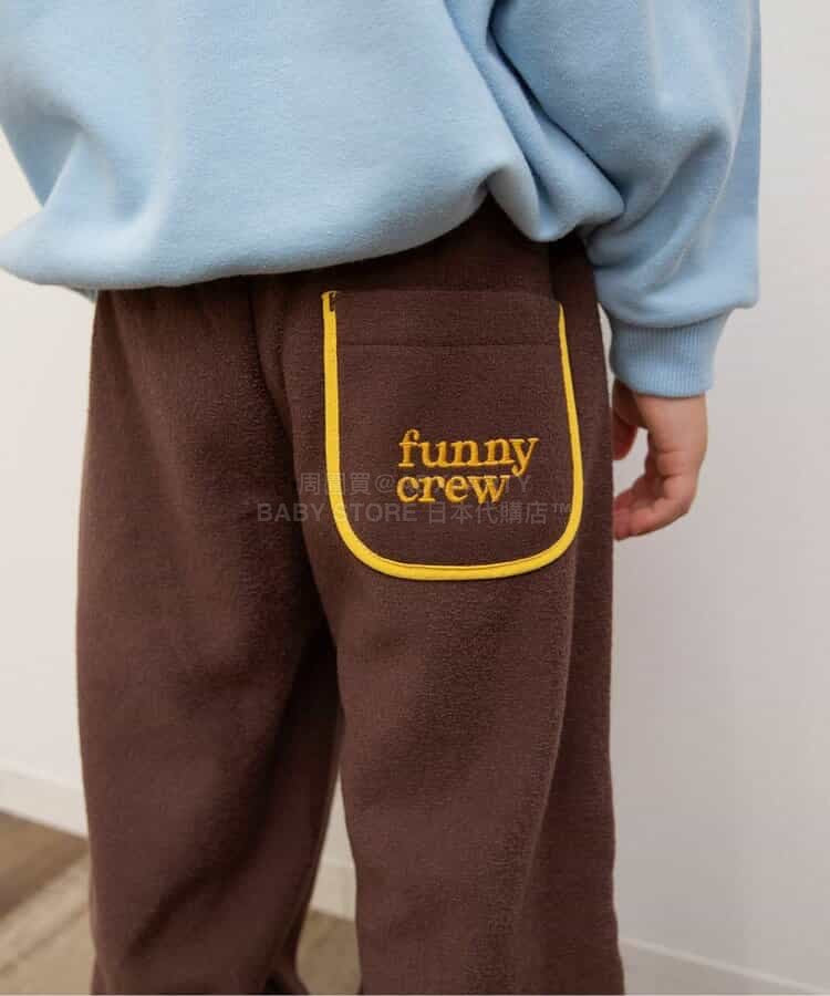 日本童裝 BREEZE 抓毛運動褲 80-140cm 男童款 冬季 PANTS  聖誕紅/新年紅