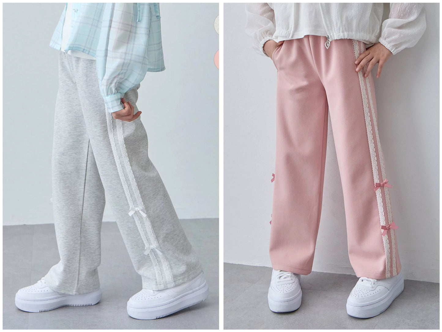 日本童裝 aF#a325 吸水速乾 蕾絲蝴蝶結運動褲 110-130cm 女童款 夏季 PANTS