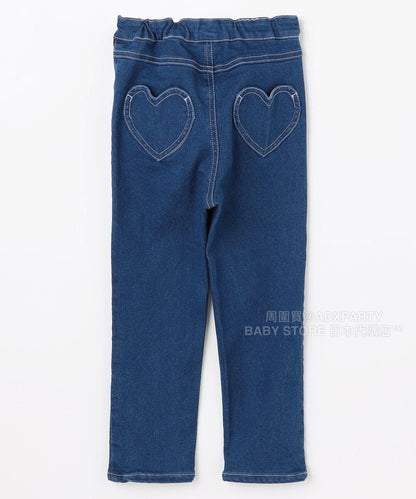 日本童裝 aF#a325 蝴蝶結休閒長褲 100-160cm 女童款 秋季 PANTS