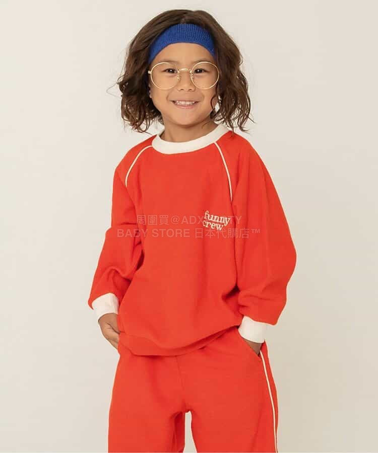 日本童裝 BREEZE 抓毛衛衣 90-140cm 男童款 冬季 TOPS 聖誕紅/新年紅