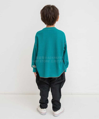 日本童裝 BREEZE 輕盈皺褶長褲 90-150cm 男童款 冬季 PANTS