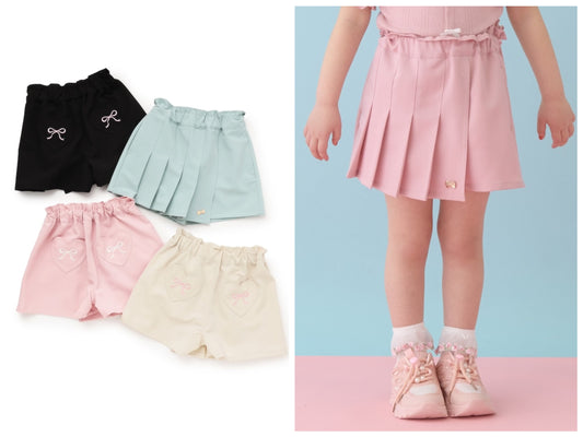 日本童裝 Ly# mine 百摺裙褲 100-150cm 女童款 PANTS