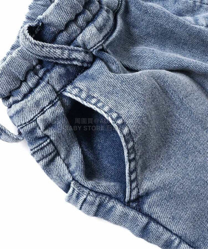 日本童裝 BREEZE 輕盈皺褶長褲 90-150cm 男童款 冬季 PANTS