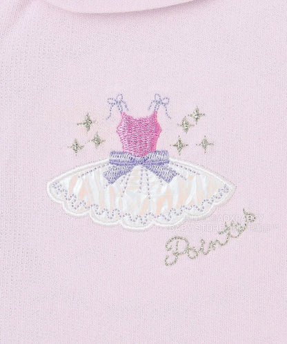 日本童裝 aF#a325 芭蕾舞拉練刺繡外套連身裙 110-150cm 女童款 秋季 (適合初秋、香港平均溫度、寒冷天氣）OUTERWEAR DRESSES