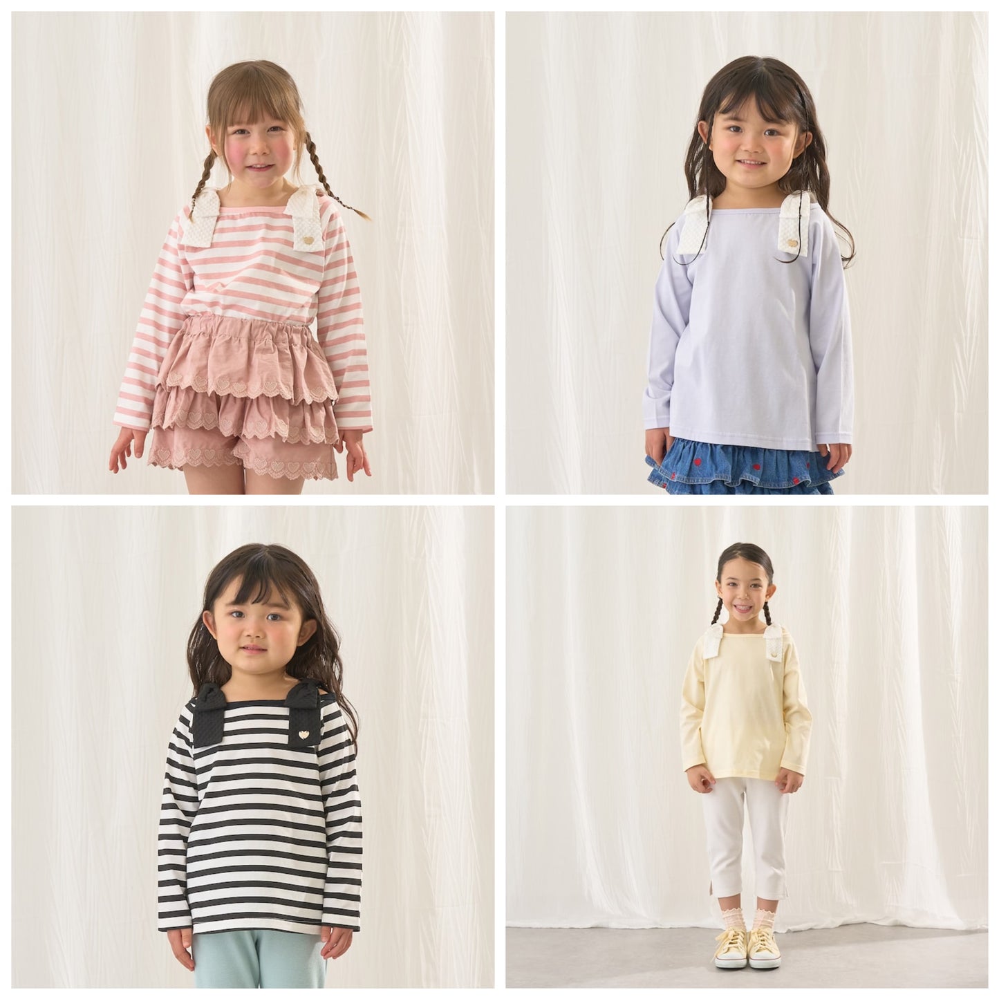 Japanese children's clothing Ly# mine tank top and shorts set 100-150cm girls summer TOPS PANTS 