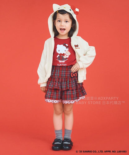 日本童裝 aF#a325 x sanrio Hello Kitty 衛衣外套 110-150cm 女童款 秋季 OUTERWEAR