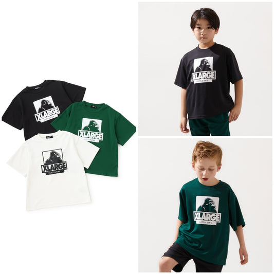 日本童裝 XLARGE KIDS 防UV 吸水速乾 印花上衣 100-140cm 男童款 夏季 TOPS