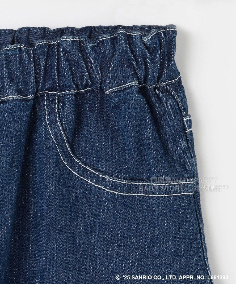 日本童裝 aF#a325 x sanrio Hello Kitty 木耳邊牛仔褲 110-150cm 女童款 秋季 PANTS