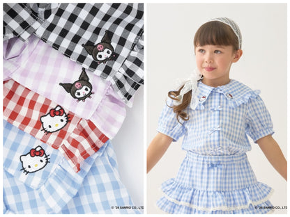 Japanese children's clothing Ly# mine tank top and shorts set 100-150cm girls summer TOPS PANTS 