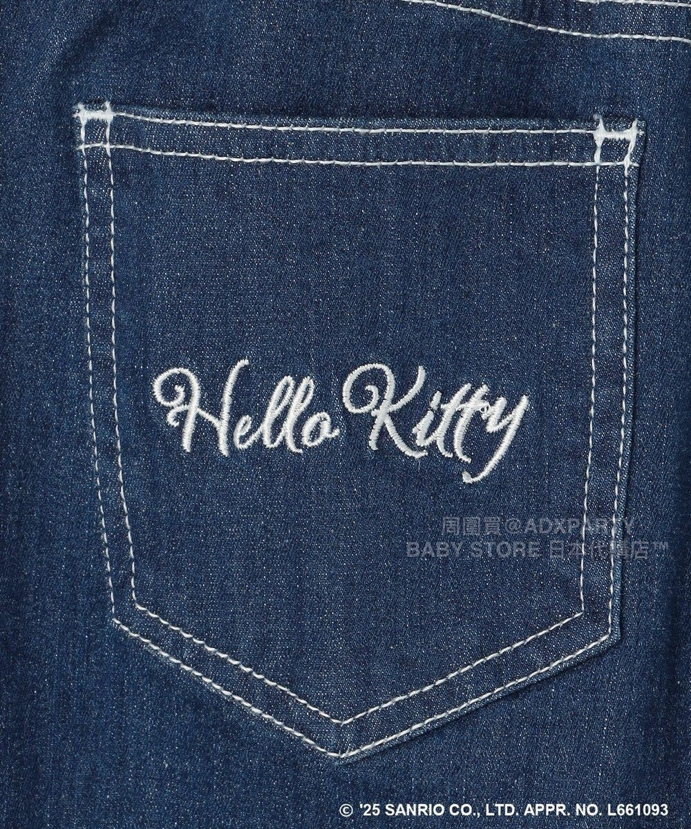 日本童裝 aF#a325 x sanrio Hello Kitty 木耳邊牛仔褲 110-150cm 女童款 秋季 PANTS
