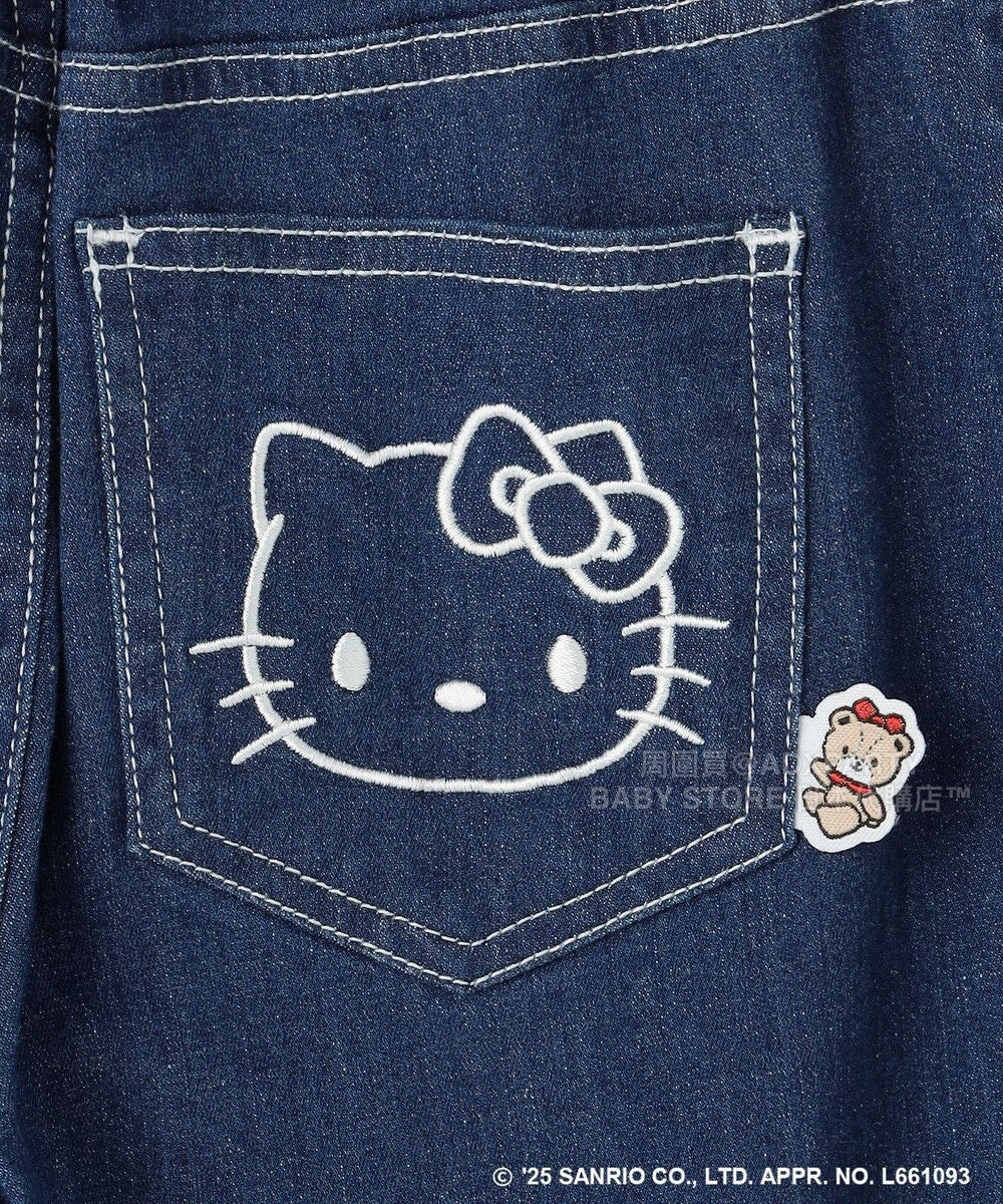 日本童裝 aF#a325 x sanrio Hello Kitty 木耳邊牛仔褲 110-150cm 女童款 秋季 PANTS