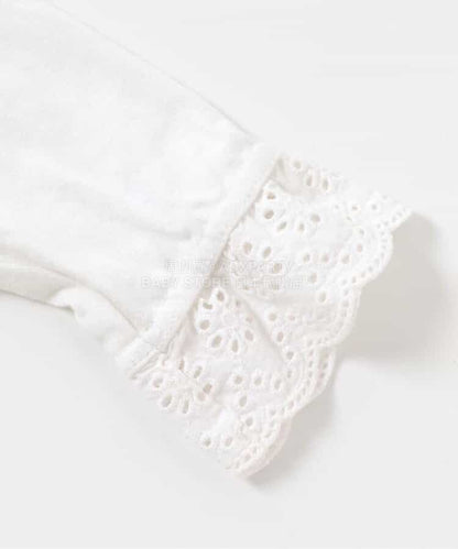 日本童裝 BREEZE 天鵝絨假兩件上衣 80-140cm 女童款 冬季 TOPS