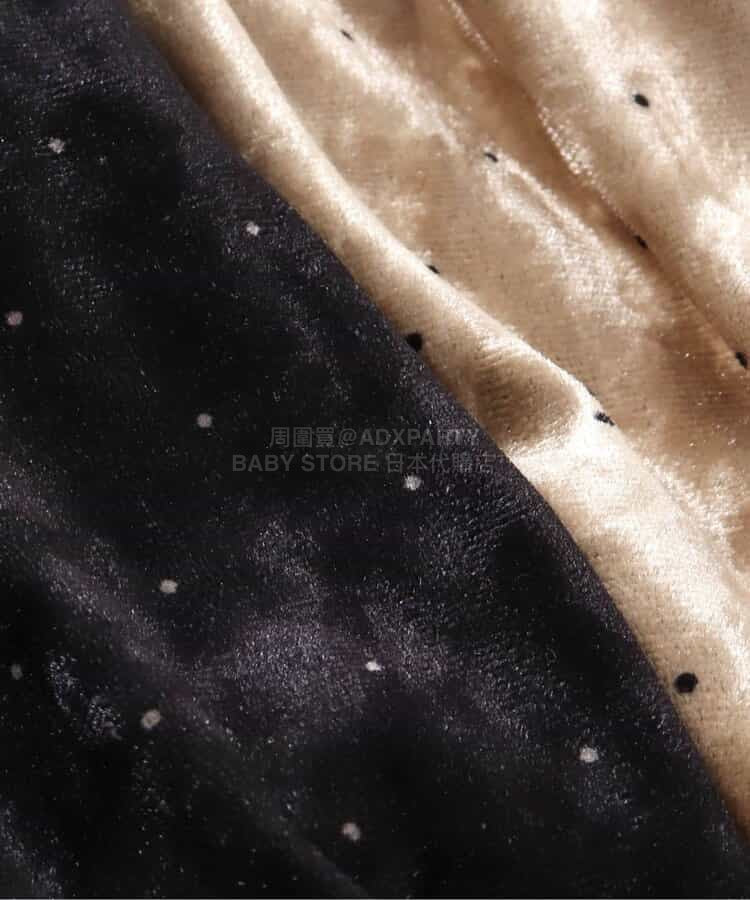 日本童裝 BREEZE 天鵝絨假兩件上衣 80-140cm 女童款 冬季 TOPS