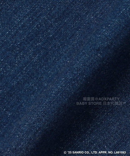 日本童裝 aF#a325 x sanrio Hello Kitty 木耳邊牛仔褲 110-150cm 女童款 秋季 PANTS
