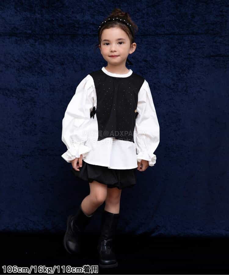 日本童裝 BREEZE 閃亮泡泡短褲 90-140cm 女童款 冬季 PANTS