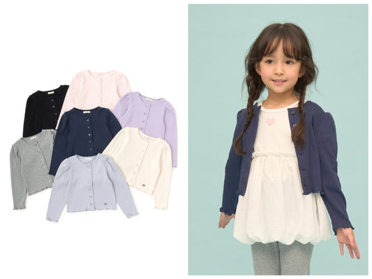 日本童裝 Ly# mine 防UV【可調節溫度】圖案網眼外套 100-150cm 女童款 夏季 OUTERWEAR
