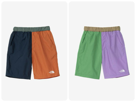 Japanese children's clothing TNF waterproof series two-color shorts 130-160cm boys'/girls' summer PANTS 