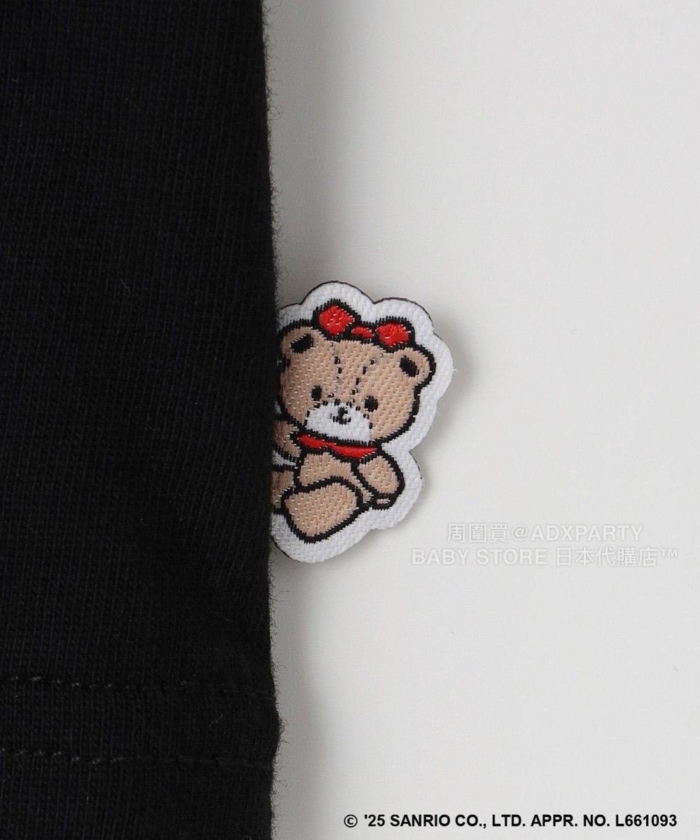 日本童裝 aF#a325 x sanrio Hello Kitty 印花長袖上衣 110-150cm 女童款 秋季 TOPS 聖誕紅/新年紅
