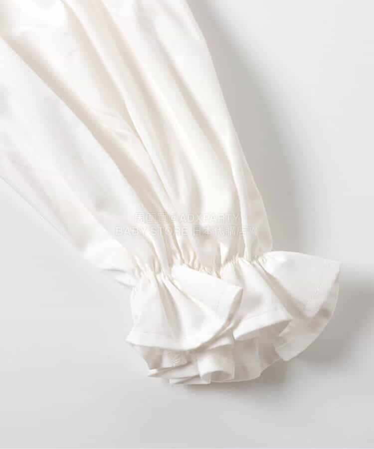 日本童裝 BREEZE 假兩件閃亮波點襯衫 90-140cm 女童款 冬季 TOPS