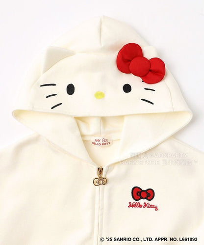日本童裝 aF#a325 x sanrio Hello Kitty 衛衣外套 110-150cm 女童款 秋季 OUTERWEAR