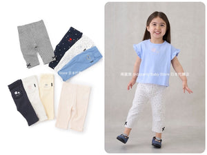 日本童裝 pe#main 七分長緊身褲 80-130cm 女童款 夏季 PANTS