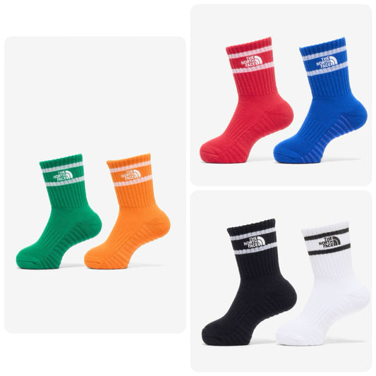 TNF quick-drying antibacterial deodorizing socks (2 pairs, 16-21cm) shipped directly from Japan 