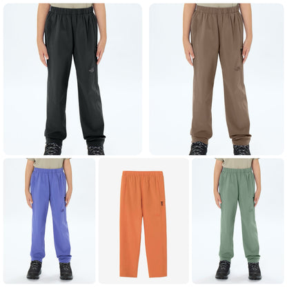 Japanese TNF High Elastic Waterproof System Anti-static Care Anti-UV Sports Pants 130-160cm Boys/Girls Summer PANTS 
