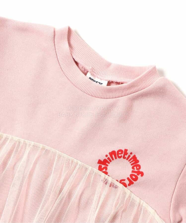 日本童裝 BREEZE 印花薄紗連身裙 80-140cm 女童款 冬季 DRESSES