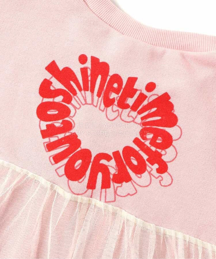 日本童裝 BREEZE 印花薄紗連身裙 80-140cm 女童款 冬季 DRESSES