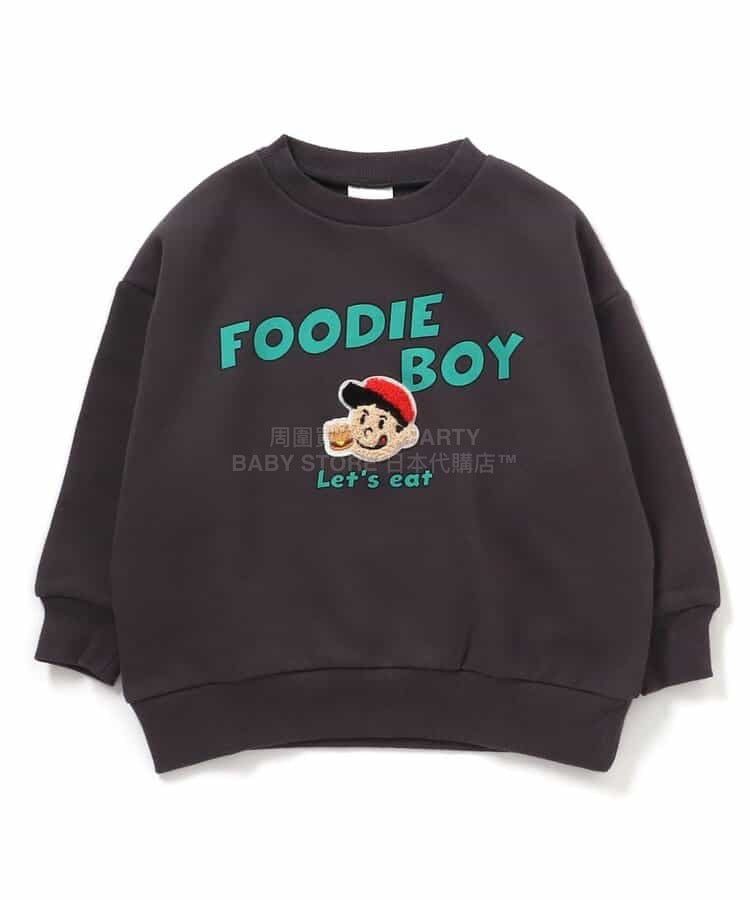 日本童裝 BREEZE 抓毛貼布衛衣 80-140cm 男童款/女童款 冬季 TOPS