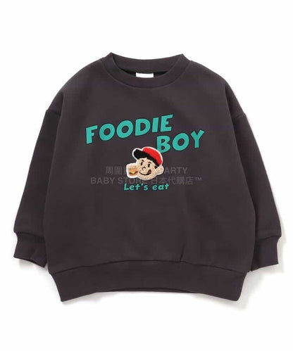 日本童裝 BREEZE 抓毛貼布衛衣 80-140cm 男童款/女童款 冬季 TOPS