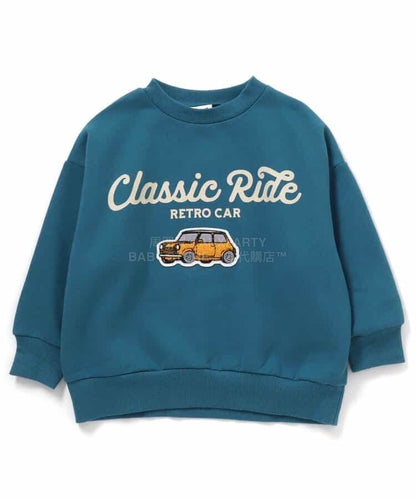 日本童裝 BREEZE 抓毛貼布衛衣 80-140cm 男童款/女童款 冬季 TOPS