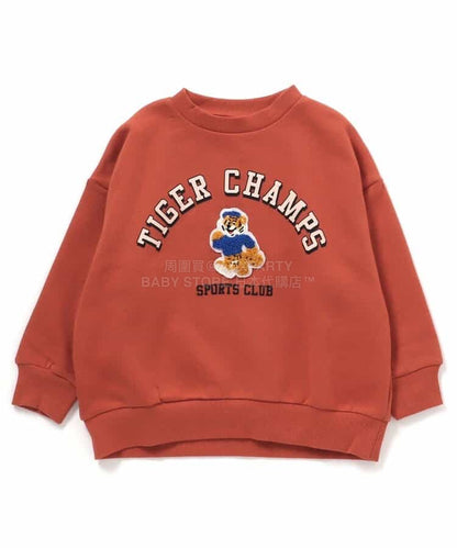 日本童裝 BREEZE 抓毛貼布衛衣 80-140cm 男童款/女童款 冬季 TOPS