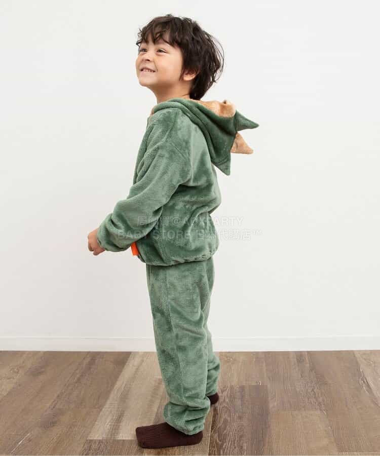 日本童裝 BREEZE 動物毛絨睡衣 80-130cm 男童款 冬季 TOPS PANTS 睡衣系列