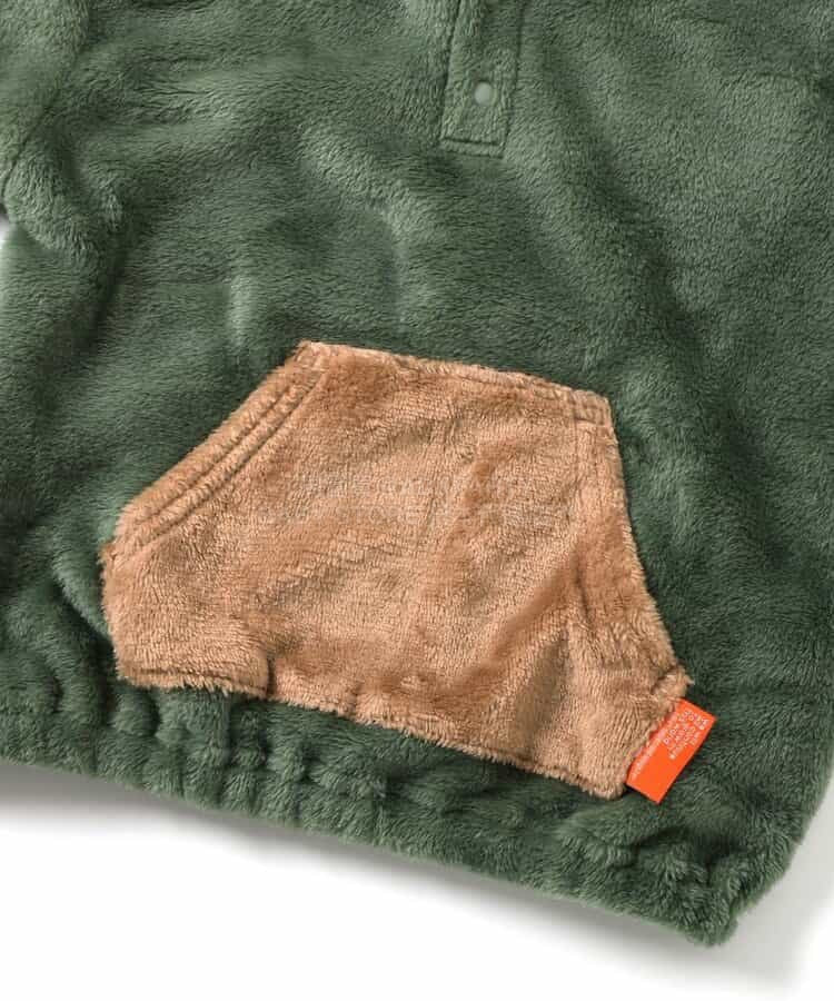 日本童裝 BREEZE 動物毛絨睡衣 80-130cm 男童款 冬季 TOPS PANTS 睡衣系列