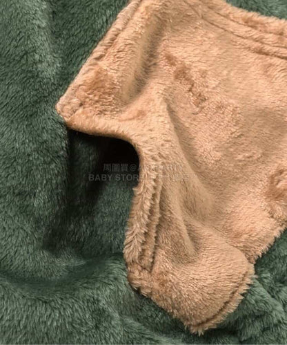 日本童裝 BREEZE 動物毛絨睡衣 80-130cm 男童款 冬季 TOPS PANTS 睡衣系列