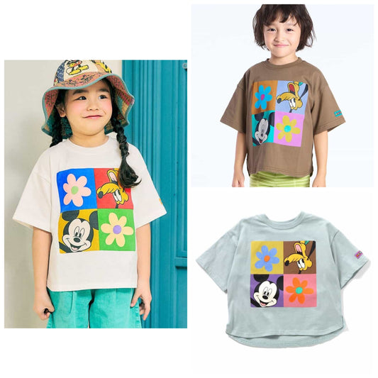 日本童裝 F.O.KIDS x Disney 印花上衣 80-160cm 男童款/女童款 夏季 TOPS