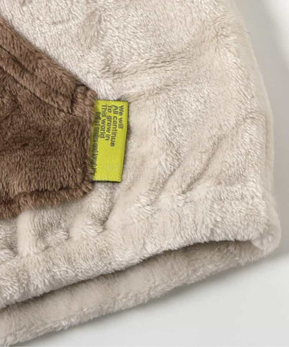 日本童裝 BREEZE 動物毛絨睡衣 80-130cm 男童款 冬季 TOPS PANTS 睡衣系列