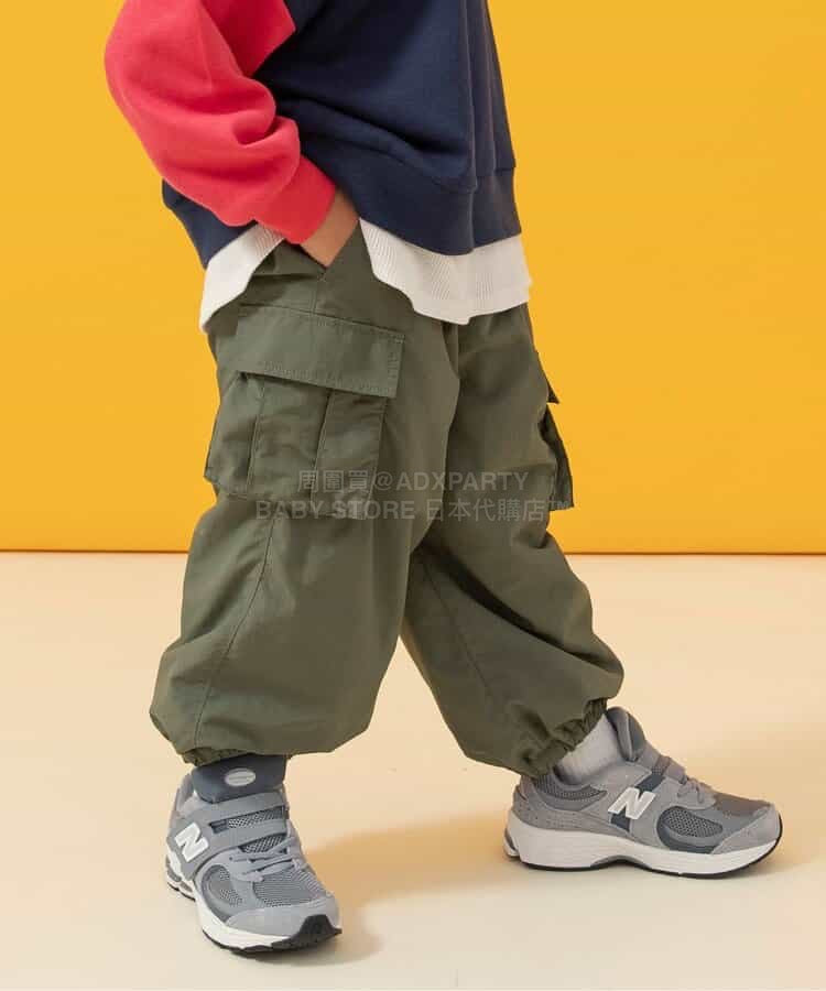 日本童裝 BREEZE 抓毛工裝長褲 90-150cm 男童款 冬季 PANTS